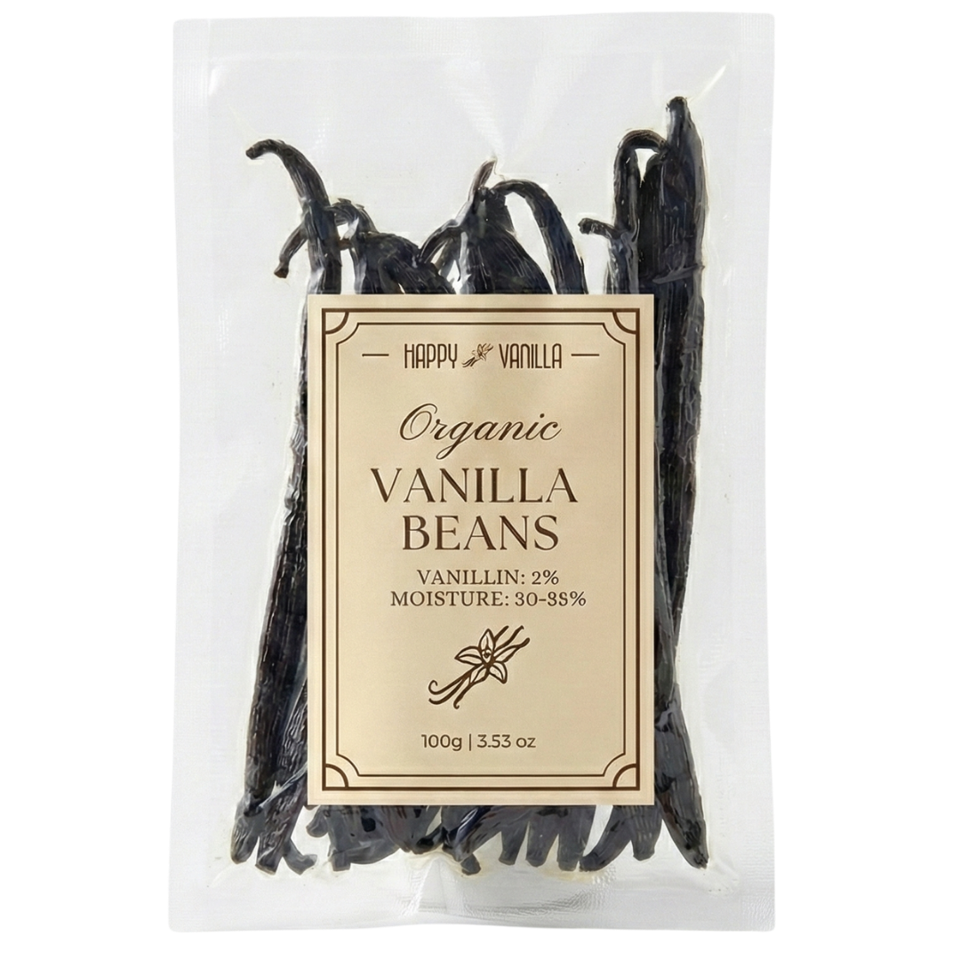 Grade-A Vanillestokjes Uit Uganda 100g