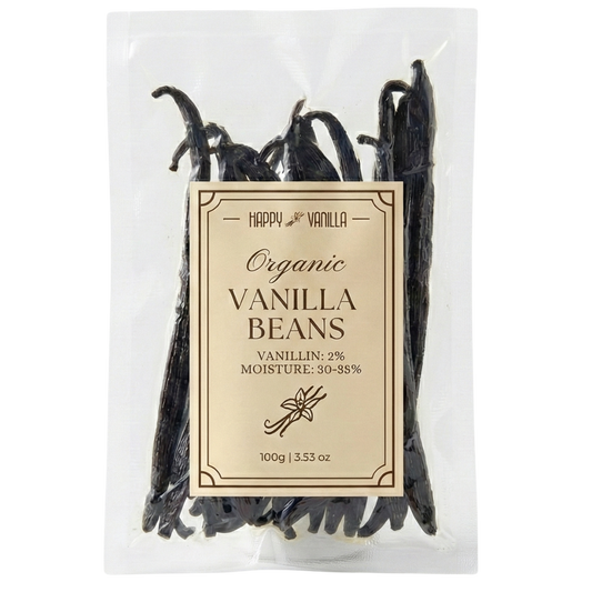Grade-A Vanillestokjes Uit Uganda 100g